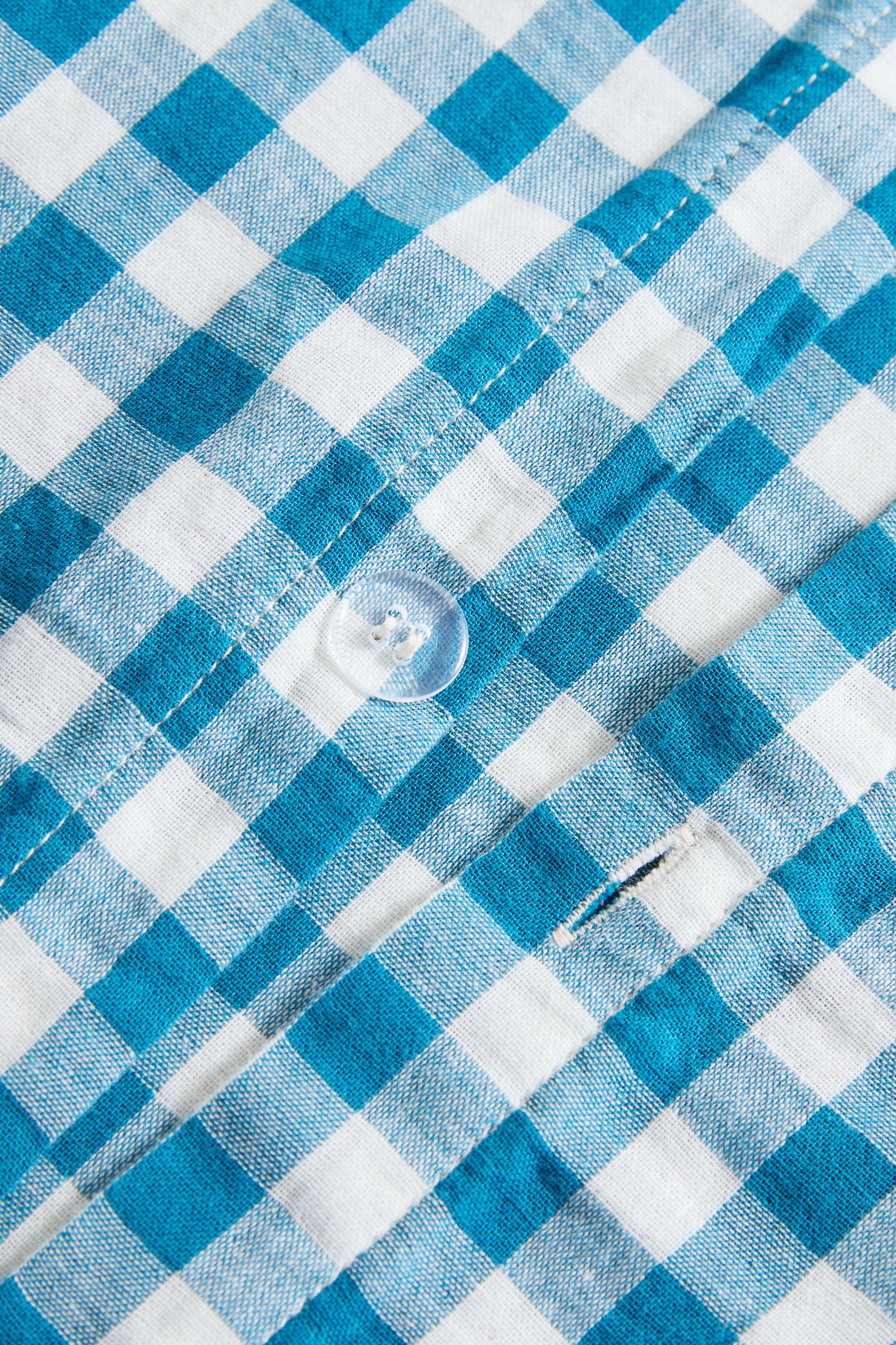 Zara KIDS' CHECKED CHIFFON DUVET COVER — фото 4