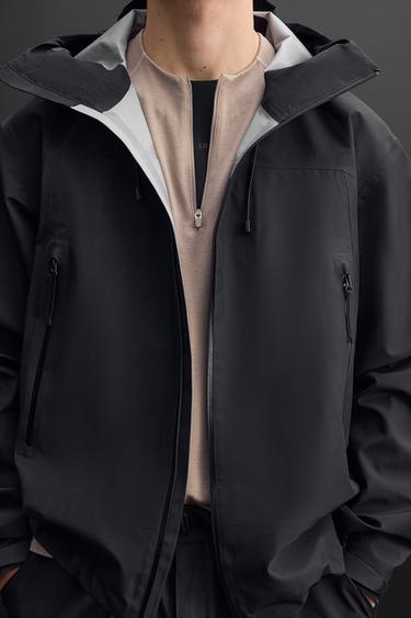 BLOUSON TECHNIQUE IMPERMÉABLE - Noir de Zara - Image 6