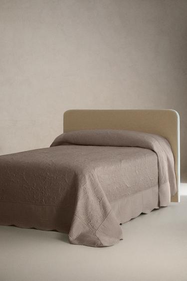 ÉDREDON MATELASSÉ RELIEF - Marron / Taupe de Zara - Image 1