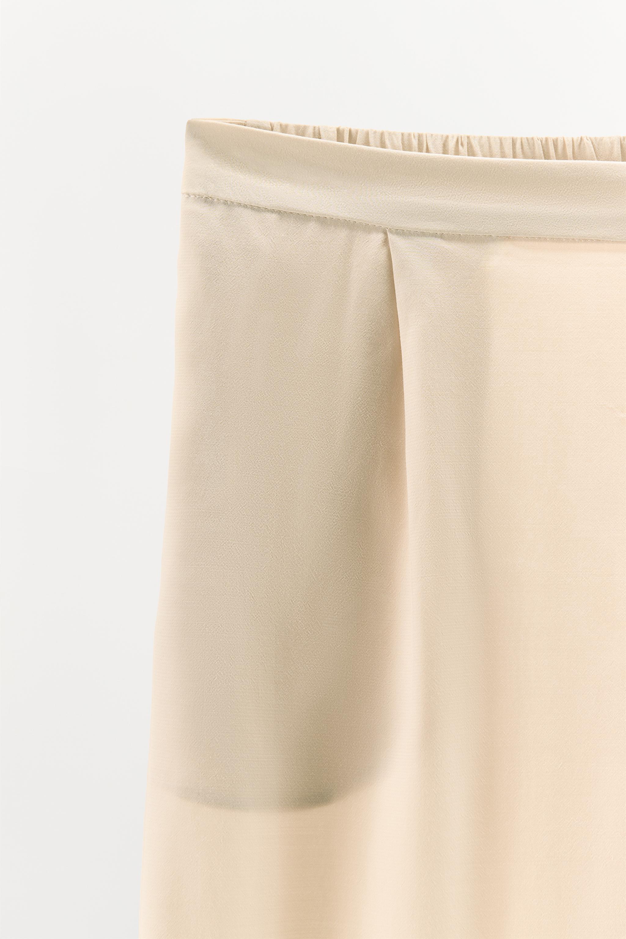 100% VISCOSE PANTS - Sand | ZARA United States