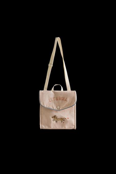 CHILDREN'S SKATER DOG PORTABLE COOLER - Yellow by Zara