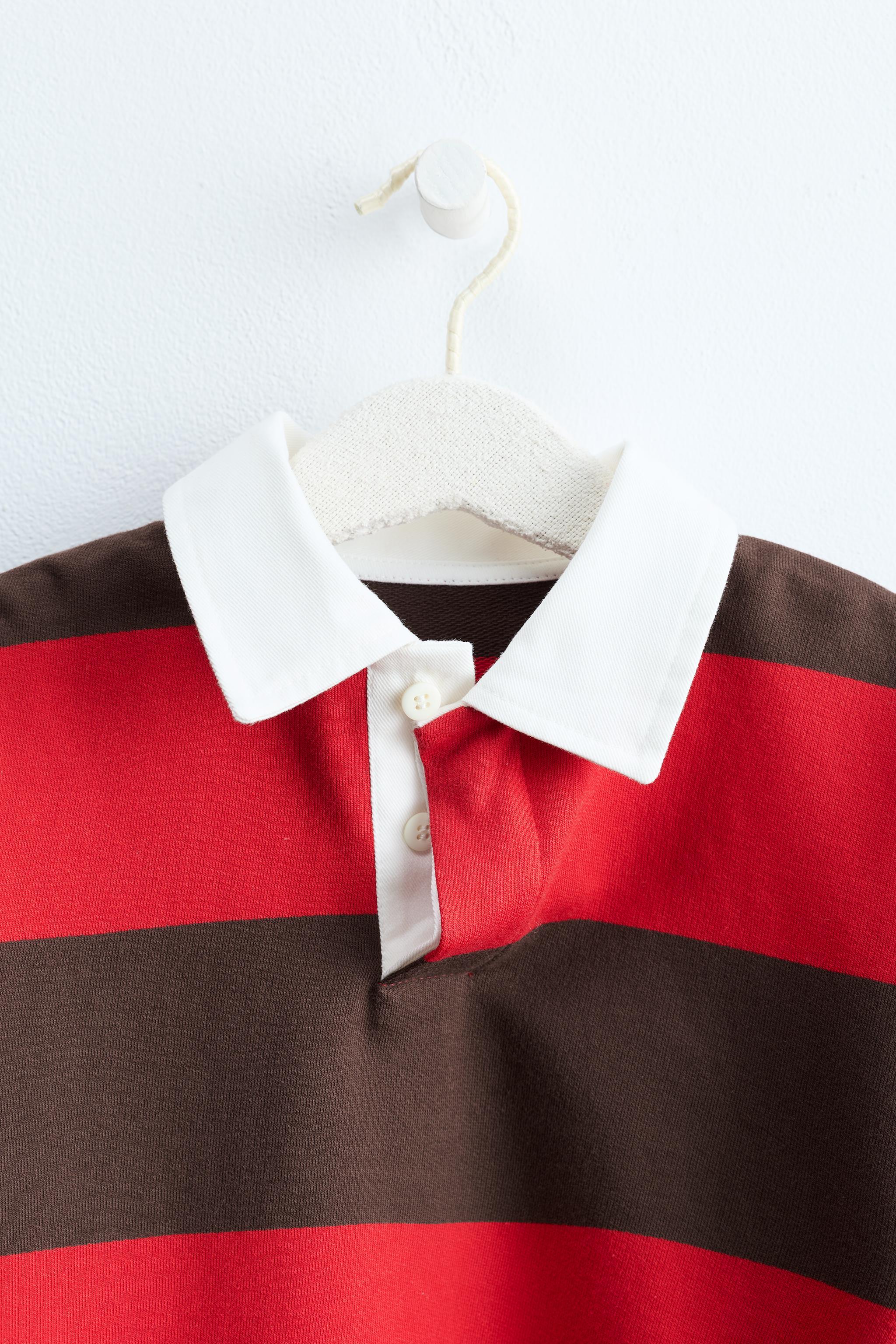ZARA TIMELESS - POLO IMPRIMÉ RAYURES