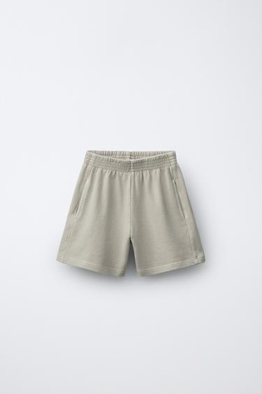 TWO-PACK OF PLAIN BERMUDA SHORTS - Bluish by Zara - Image 1