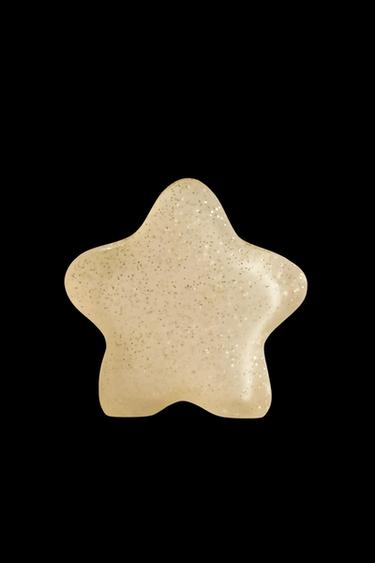 CHILDREN'S TOOTHBRUSH HOLDER GLITTER STAR - Yellow de Zara - Imagen 0