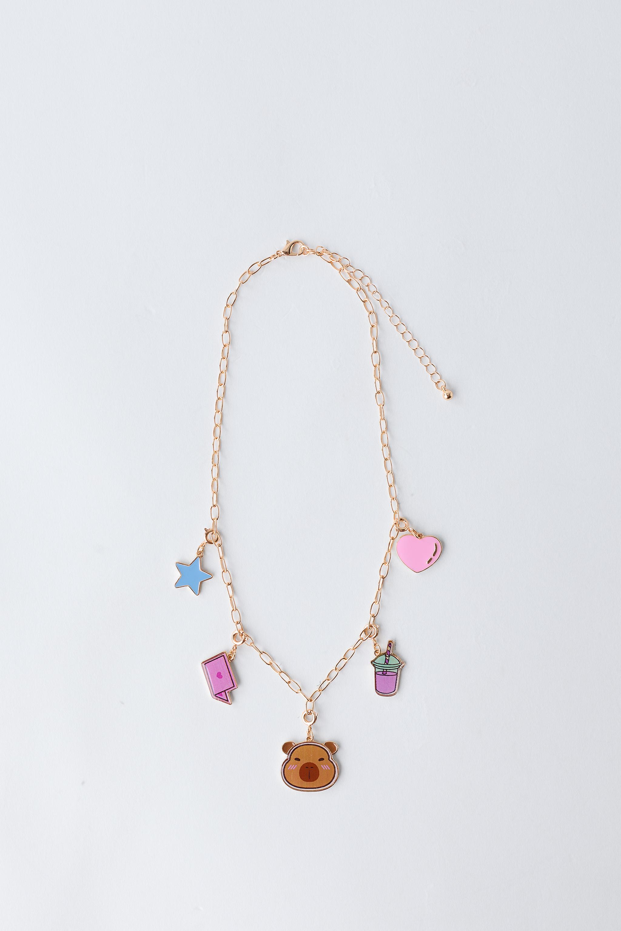 INTERCHANGEABLE MULTICHARM NECKLACE