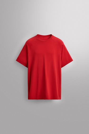 CAMISETA SEAMLESS ENTRENAMIENTO - Rojo de Zara - Imagen 0