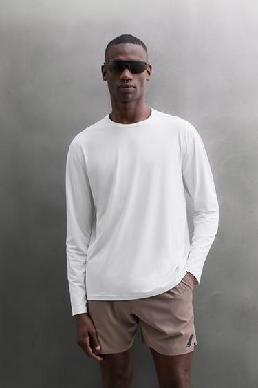TECHNICAL LONG SLEEVE TRAINING T-SHIRT — White 2