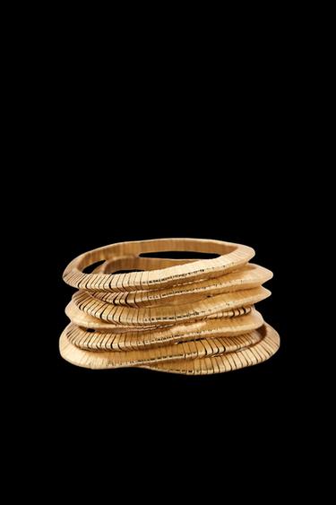 PACK OF ELASTIC BRACELETS - Golden by Zara - Image 0