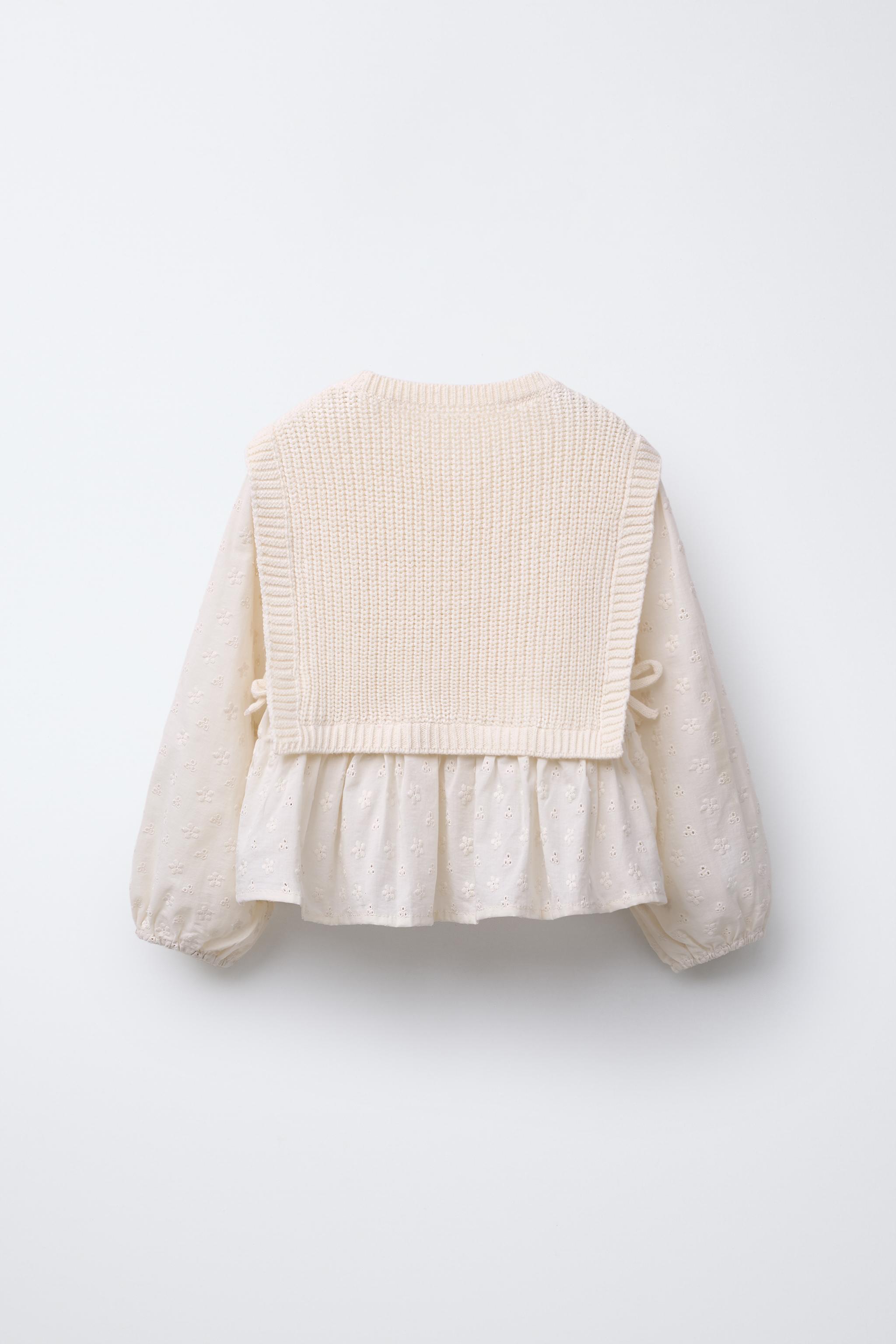 コンビネーションニットベスト - エクリュ | ZARA Japan / 日本