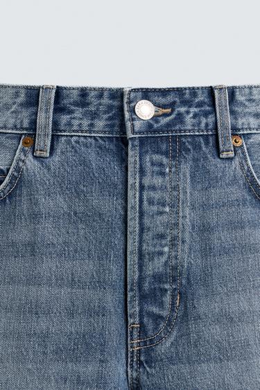 REGULAR FIT JEANS - Mid-blue by Zara