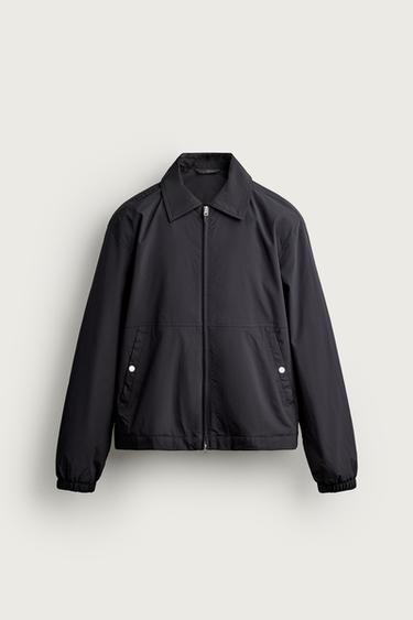 WATER-REPELLENT TECHNICAL JACKET - Black by Zara