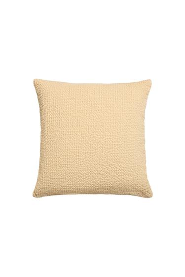 WAFFLE-KNIT CUSHION COVER – Sárga a ZARA-tól