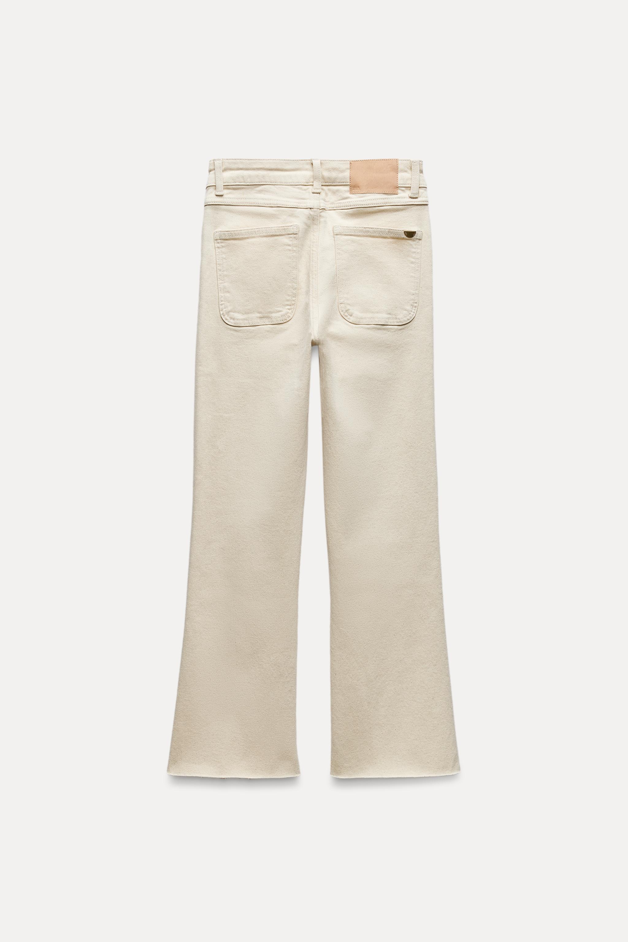 Zara jeans shops beige