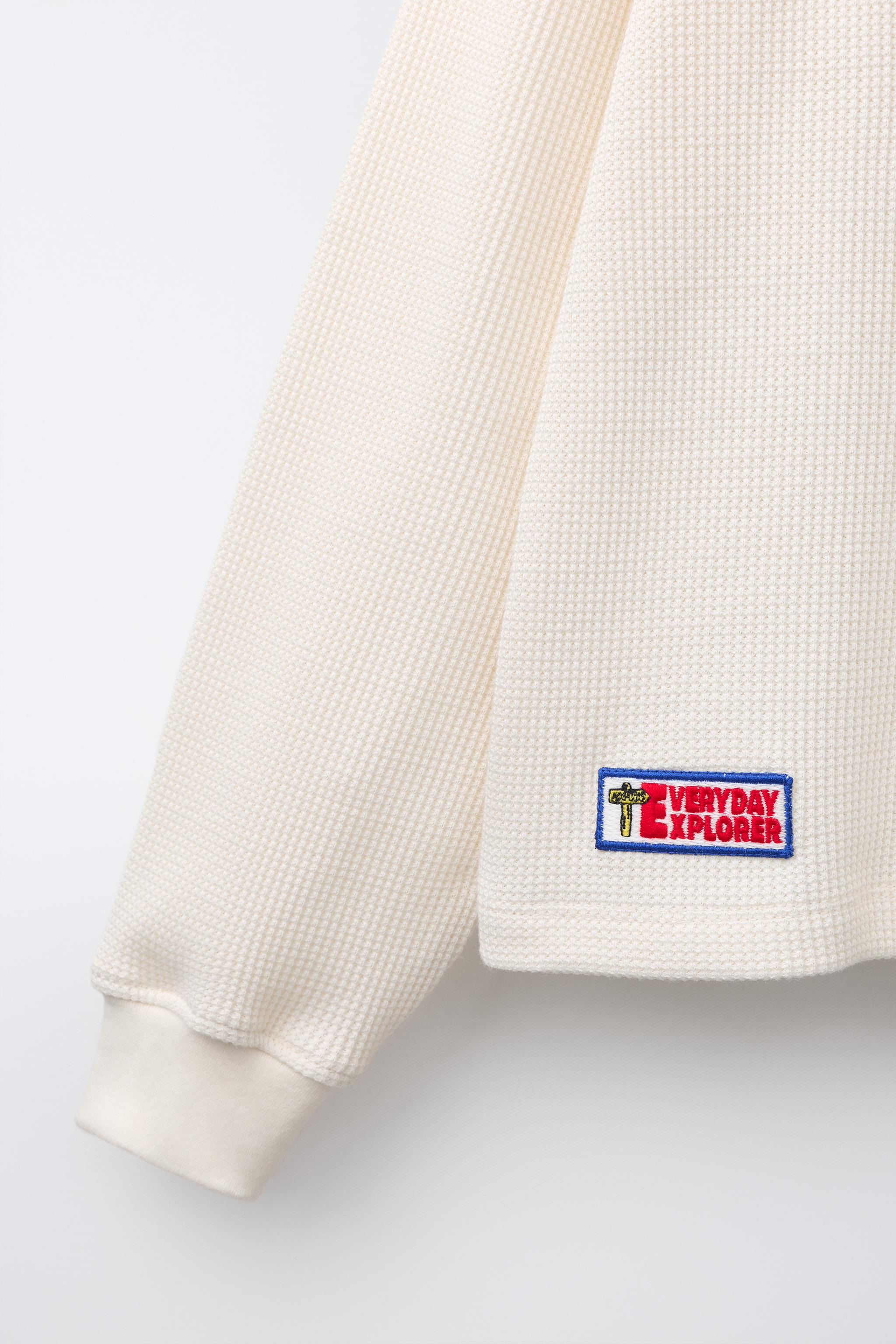 CAMISETA WAFFLE PARCHE