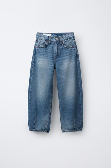JEANS BARREL - Azul de Zara