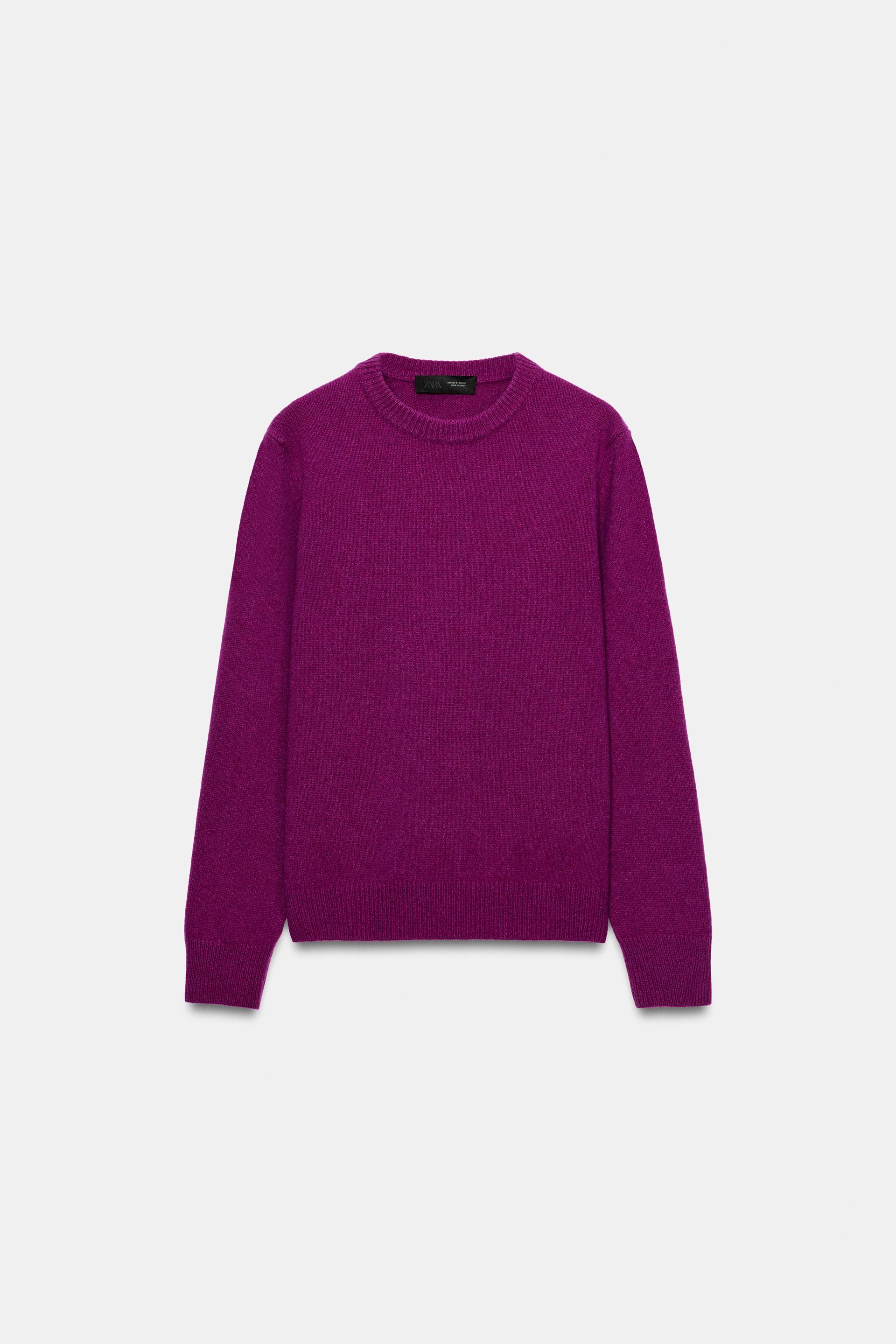 CASHMERE WOOL PLAIN SWEATER thumbnail 4