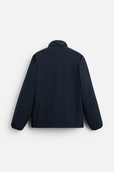 BLOUSON TECHNIQUE EN MATIÈRES VARIÉES - Bleu de Zara - Image 7