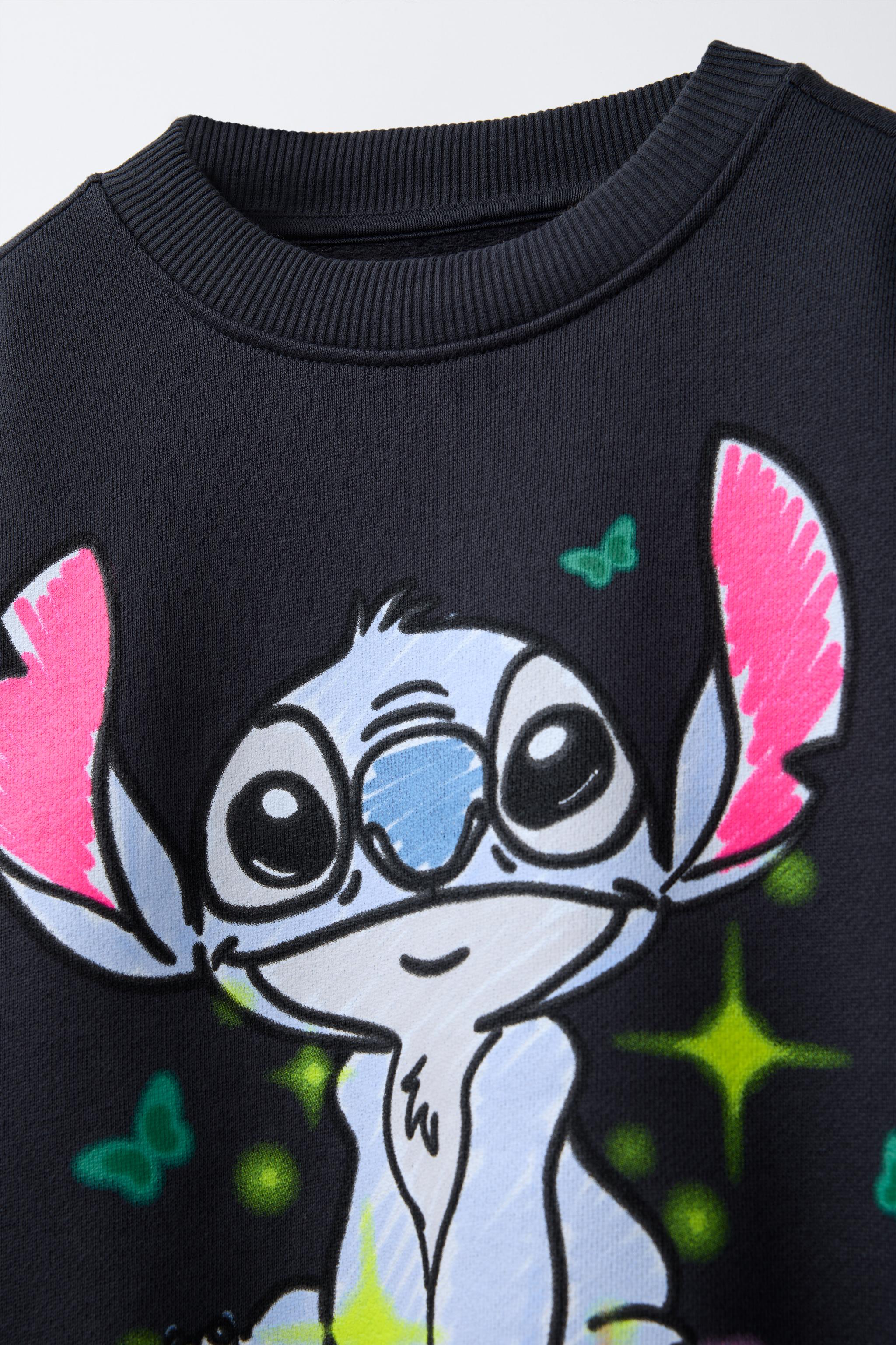 LILO & STITCH © DISNEY SWEATSHIRT - Anthracite grey | ZARA