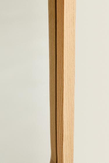 ROUND FULL LENGTH MIRROR WITH FRAME - Light beige by Zara - Image 2