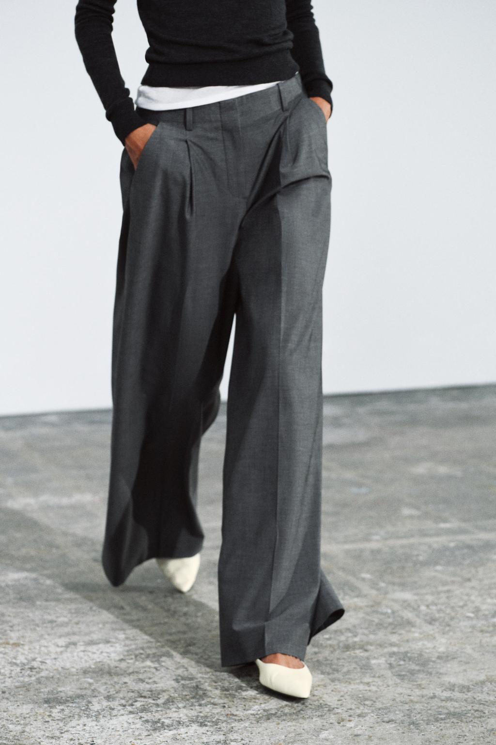 ZW COLLECTION PLEATED TROUSERS