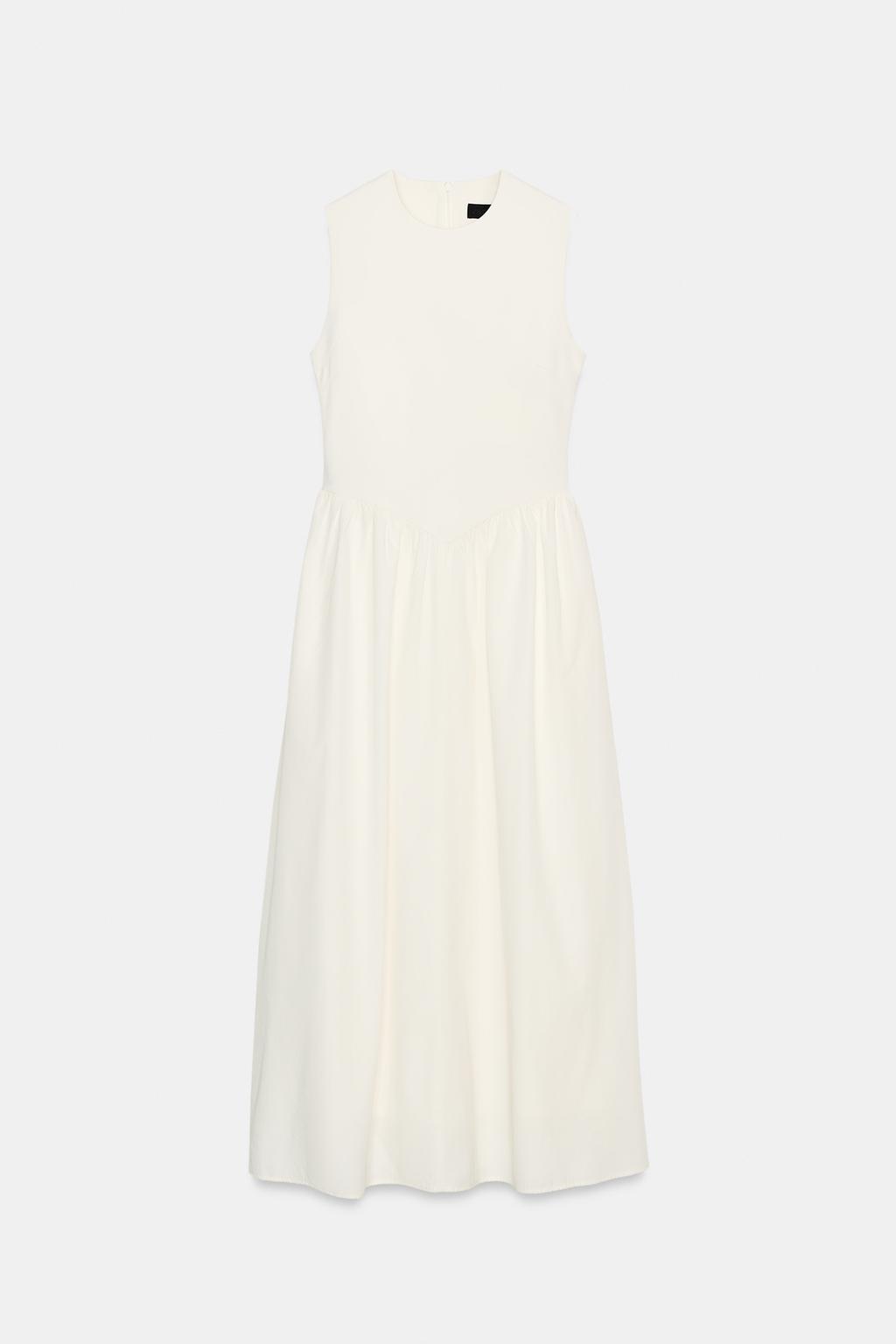 COMBINATION MIDI DRESS - image 2