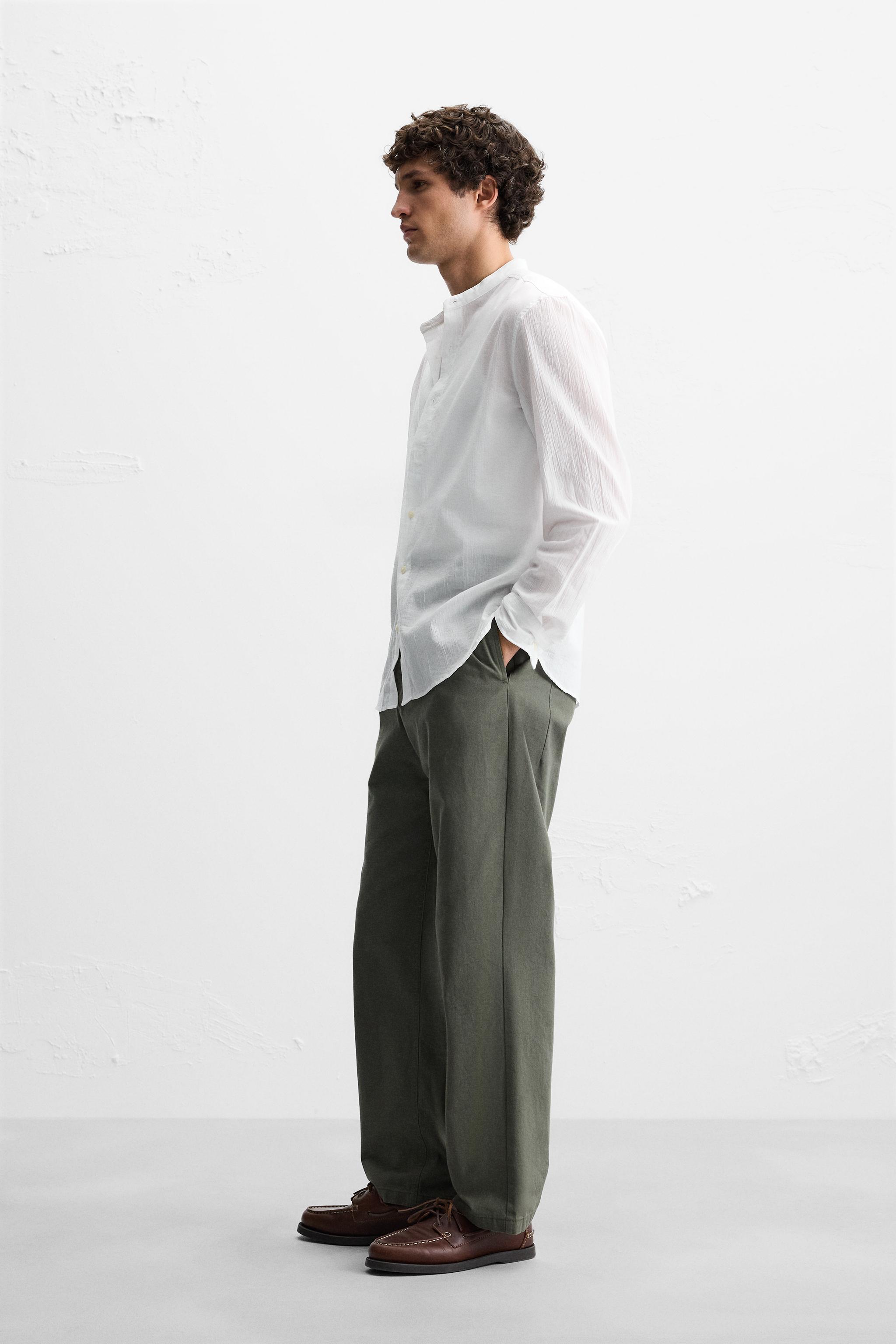 CHEMISE EFFET PLISSÉ