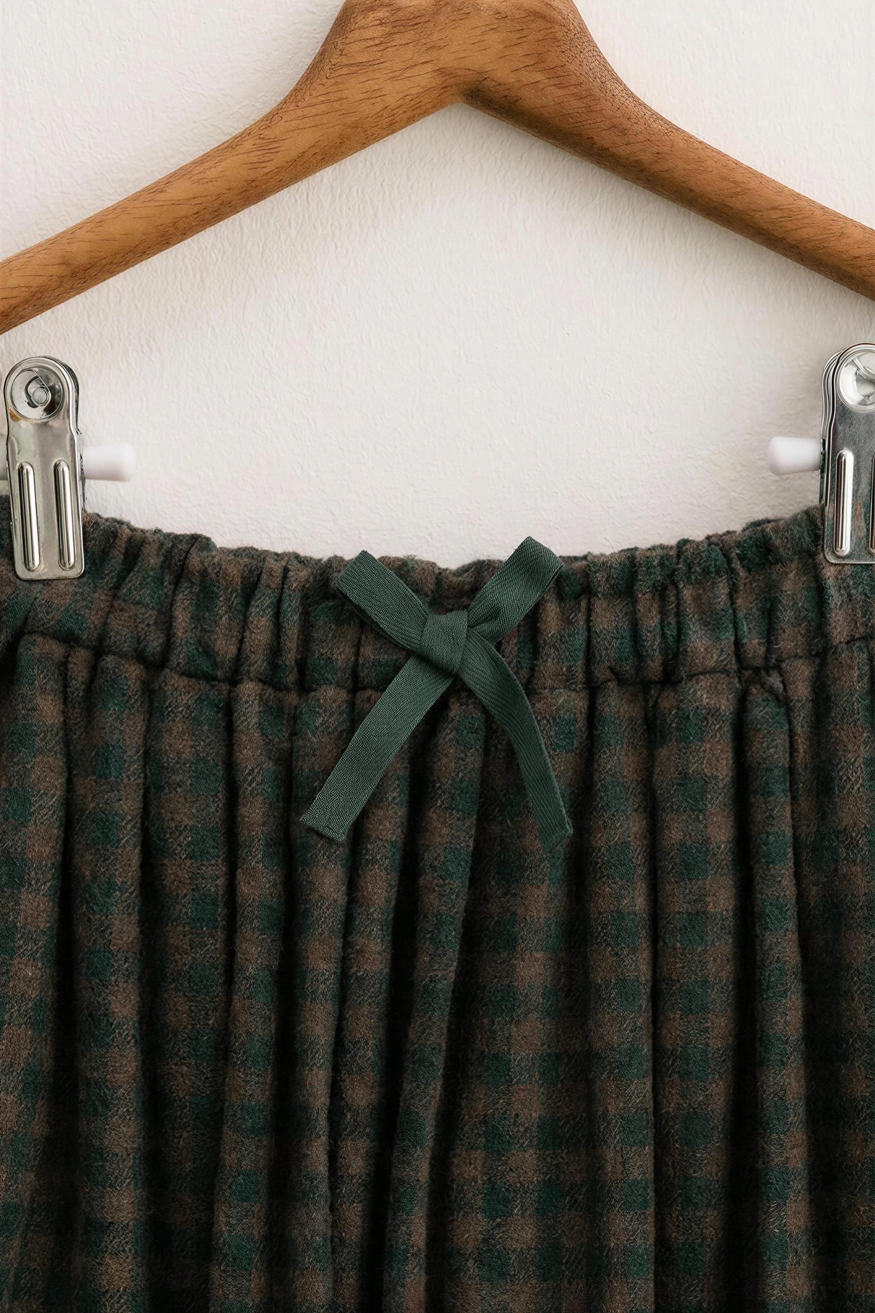 ZARA TIMELESS - PLAID WOOL SKIRT