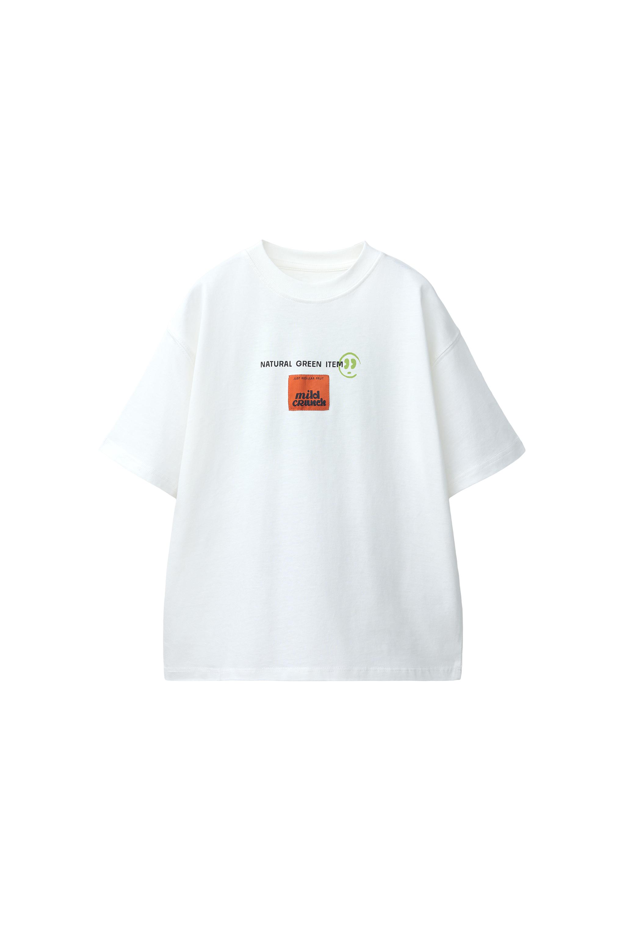 APPLE PRINT T-SHIRT - Light lime green | ZARA United States APPLE PRINT T-SHIRT - Light lime green | ZARA United States
