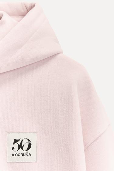50TH ANNIVERSARY PATCH HOODIE - Pastel pink by Zara - Image 2