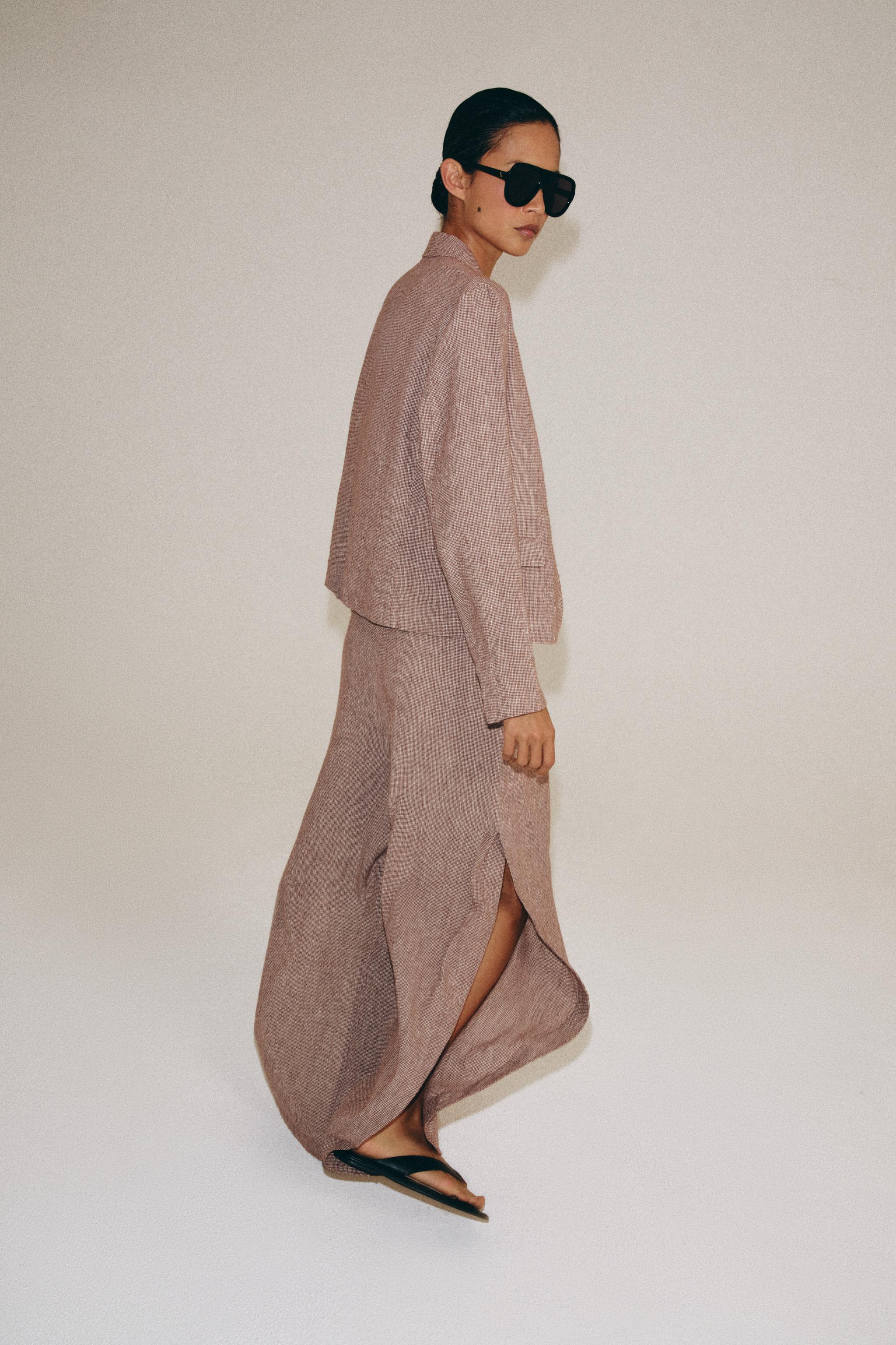 Zara ZW COLLECTION KETEN BLAZER görsel 4