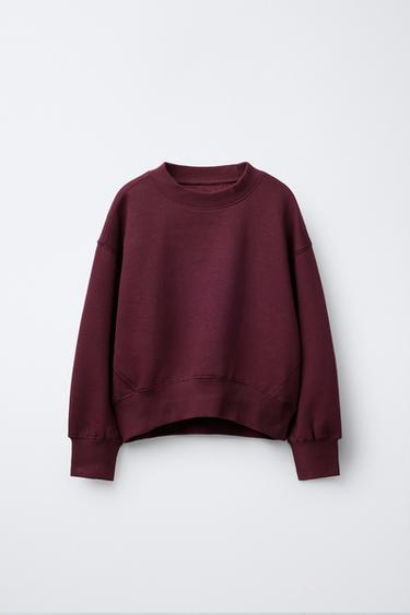ENSEMBLE SWEAT-SHIRT ET PANTALON JOGGER - Bordeaux de Zara - Image 1