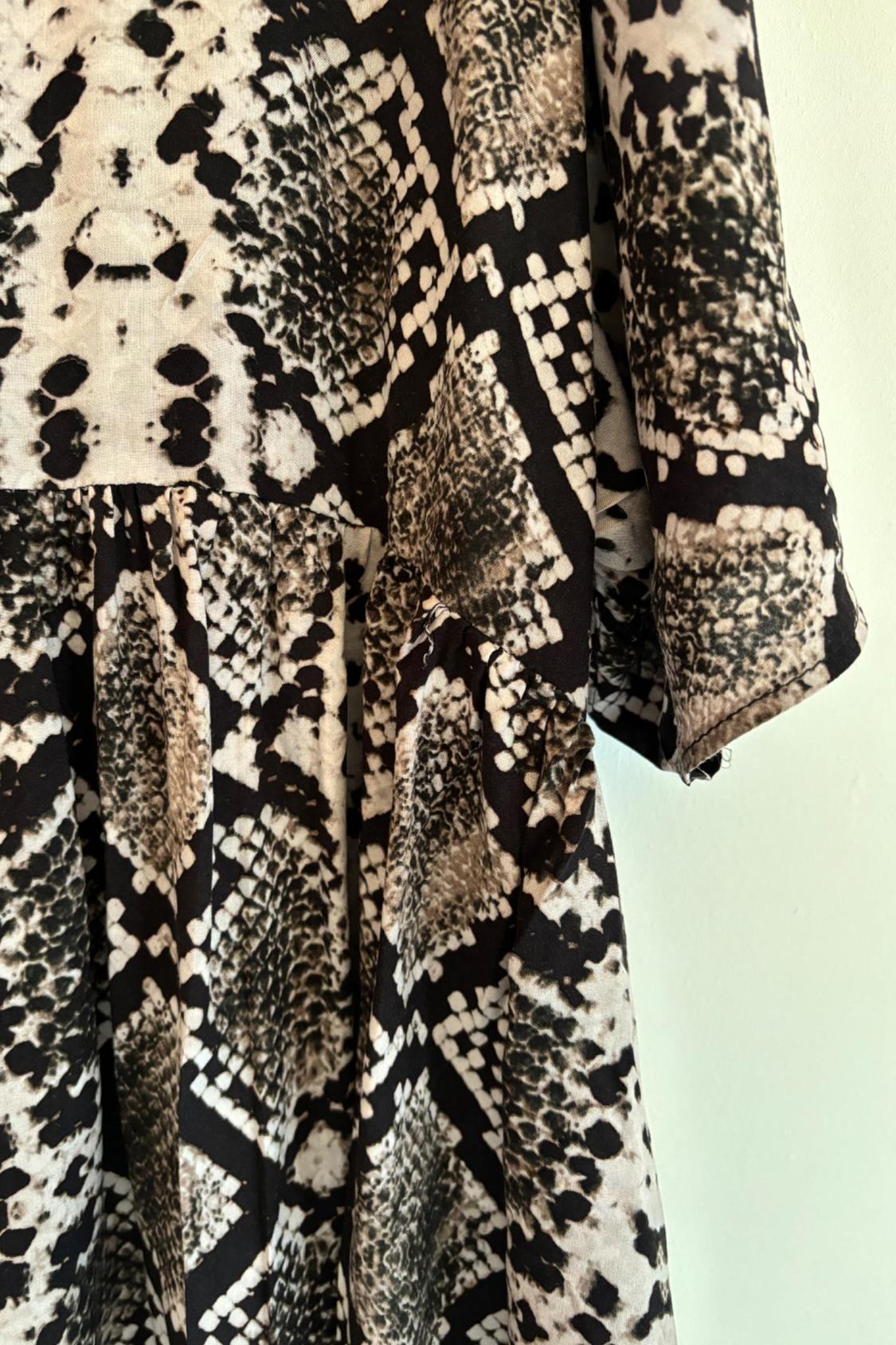 SNAKE PRINT DRESS - Image 2