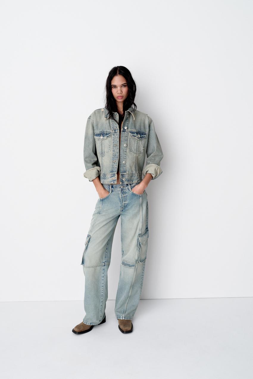 Jeans & Trousers, Zara Cargo Jeans