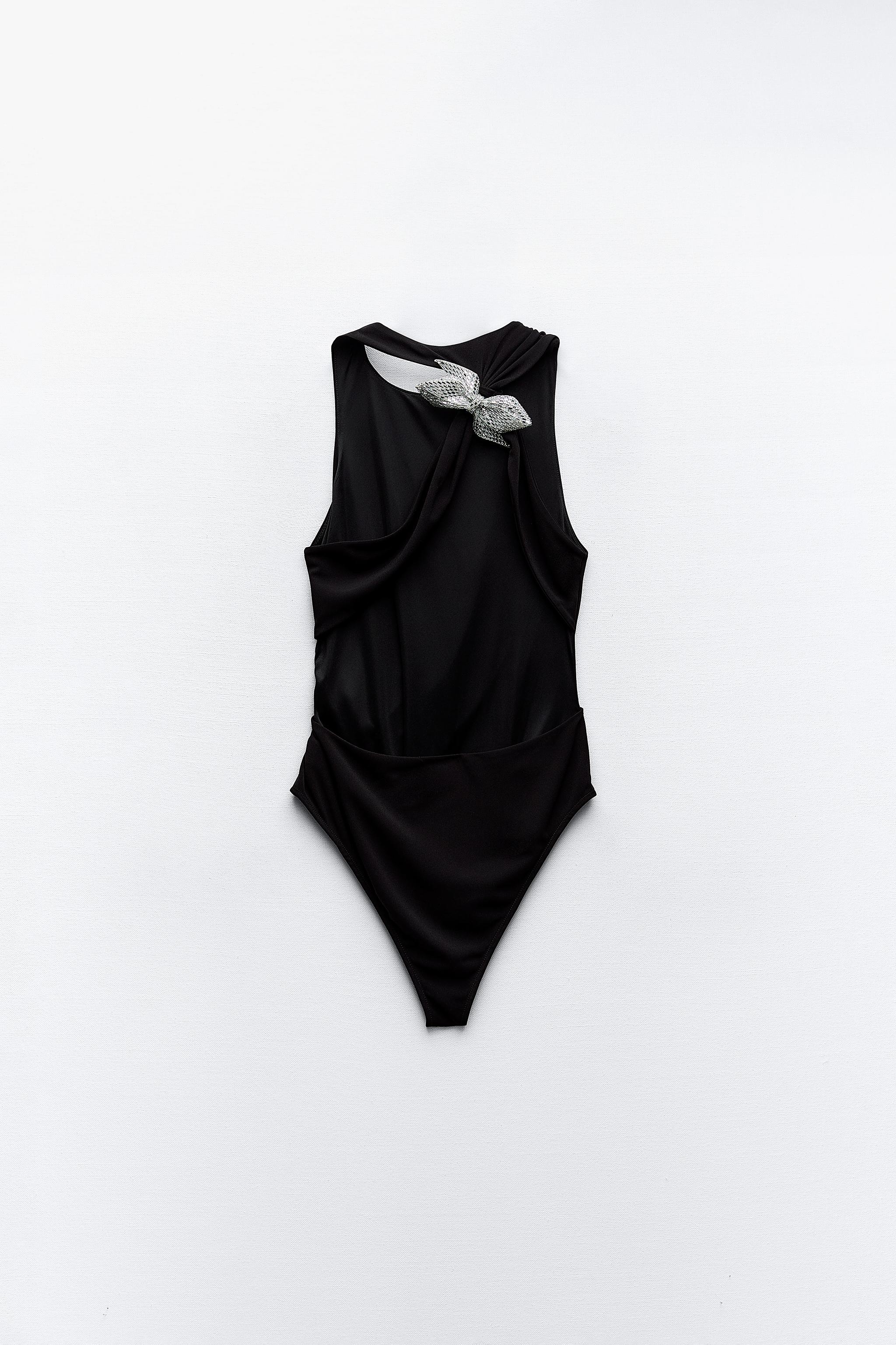 ZARA - Female - Halter bodysuit - Black - M