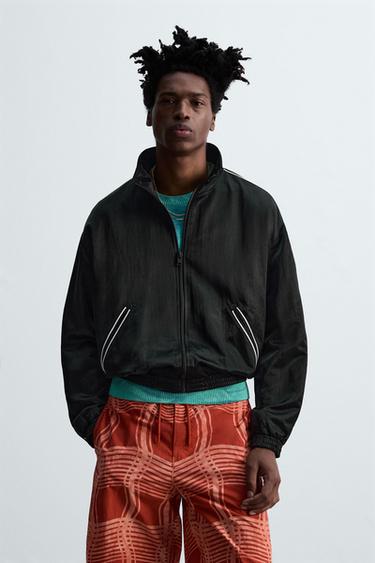 BLOUSON BOMBER BRODÉ© OTIS KWAME KYE QUAICOE - Noir de Zara
