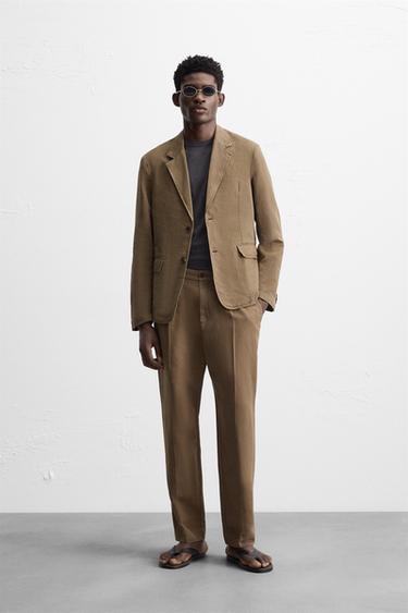 WASHED RELAXED FIT SUIT - 203 by Zara