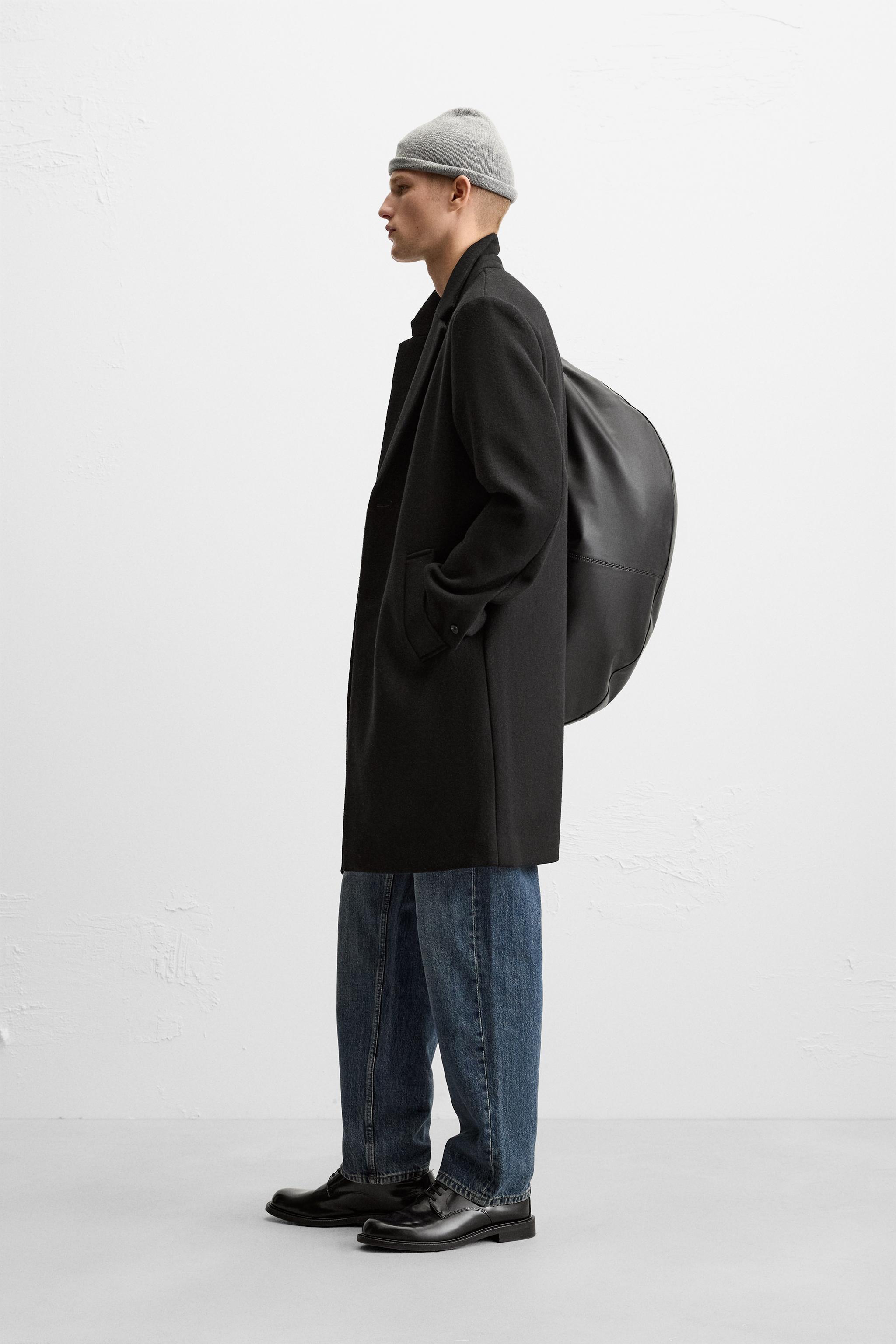 ウールブレンド コート - グレー | ZARA Japan / 日本