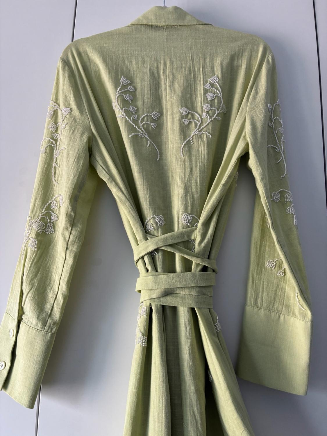 FLORAL EMBROIDERED DRESS - Image 5