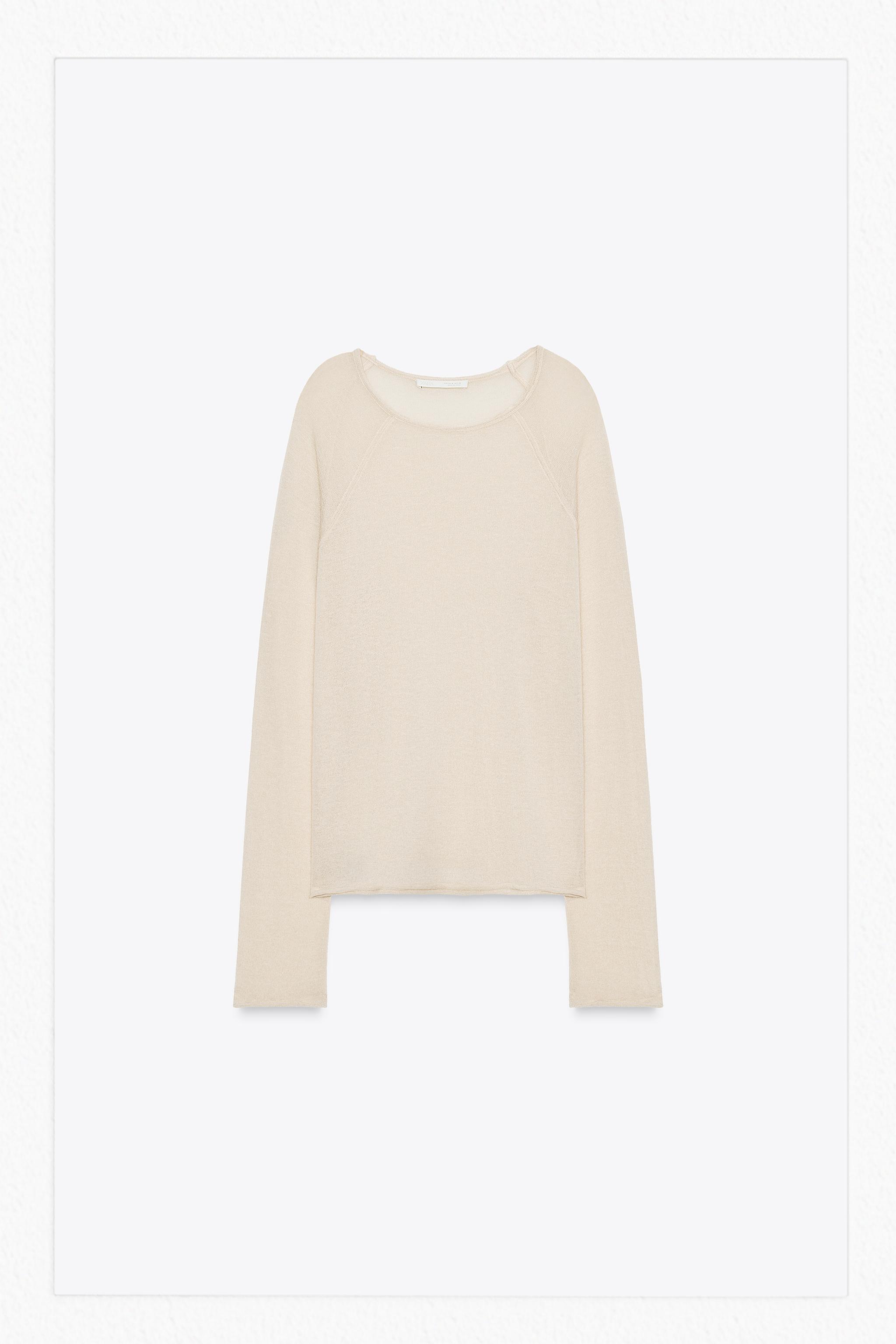 ★ドイツ発*ZARA*LIMITED EDITION/レイヤートリム長袖Tシャツ/N 長袖Tシャツ – レディース | ZARA 日本