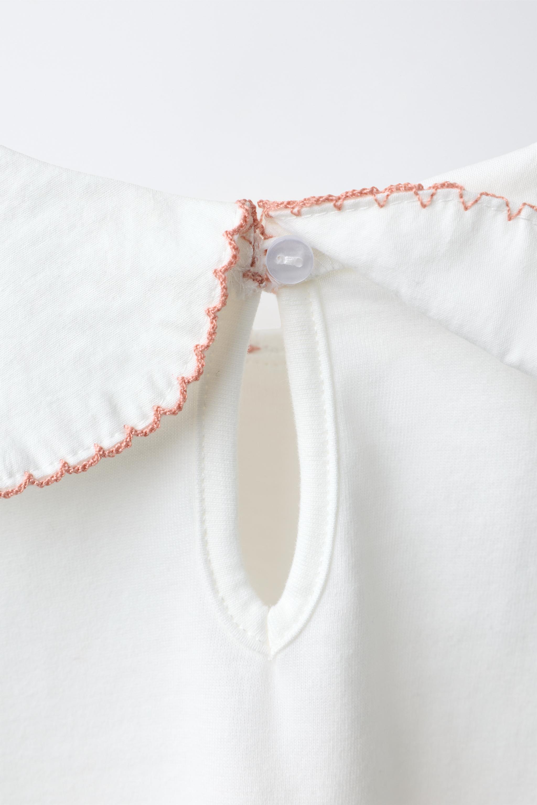 BLOUSE FLEURS BRODÉES
