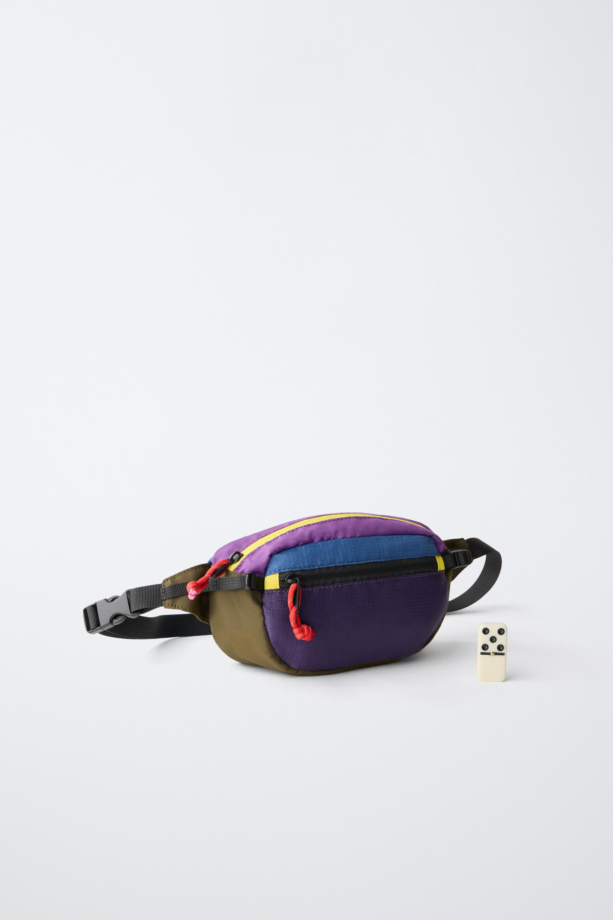Multicolor Technical Belt Bag