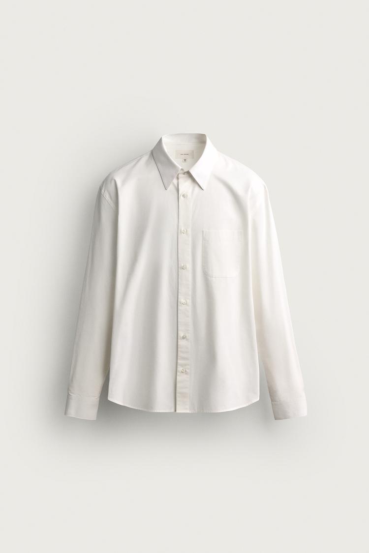 RELAXED FIT POPLIN SHIRT