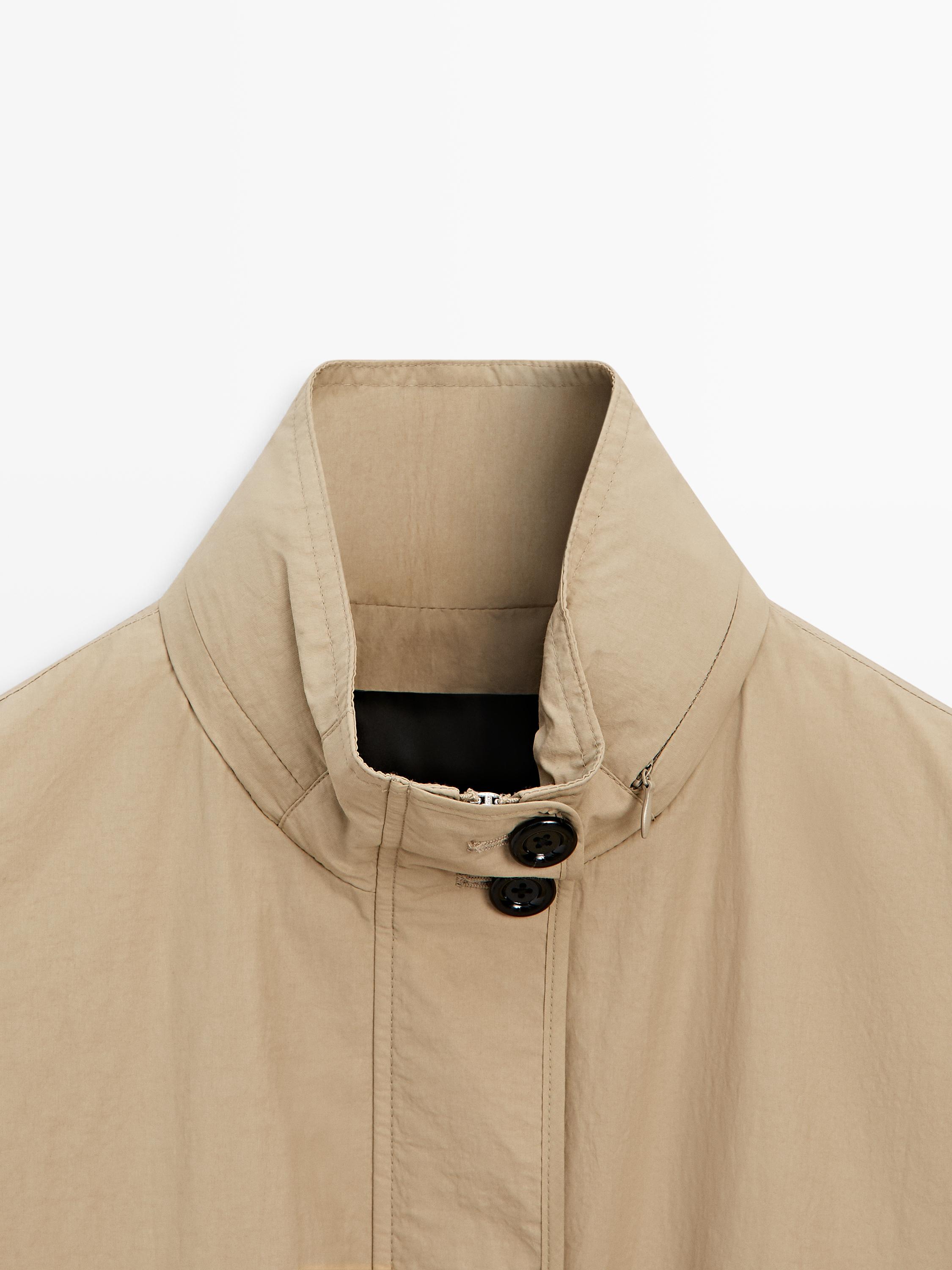Parka bouffante à capuche