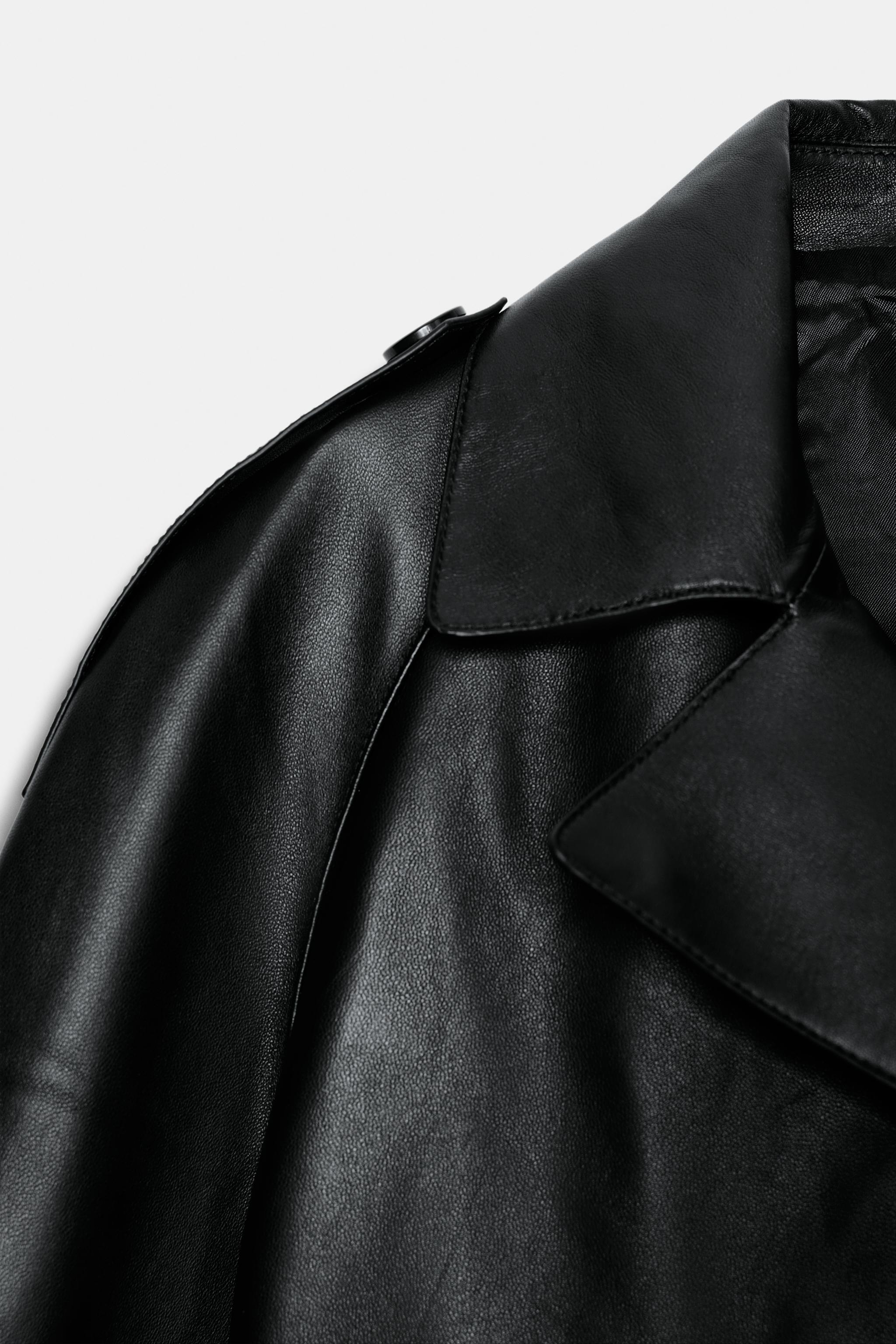 LEATHER JACKET ZW COLLECTION LIMITED EDITION - Black | ZARA United