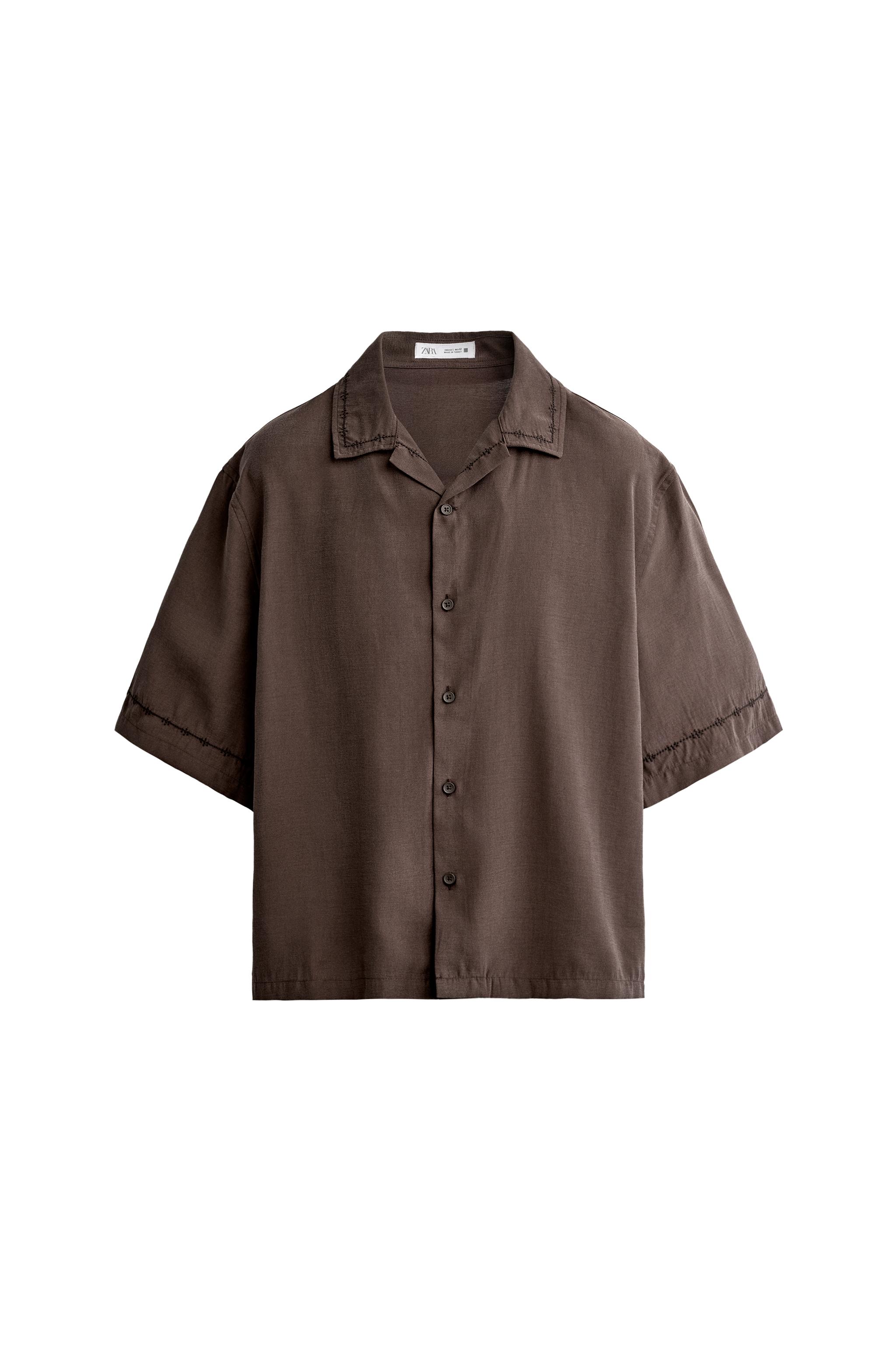 CAMISA RELAXED FIT BORDADOS