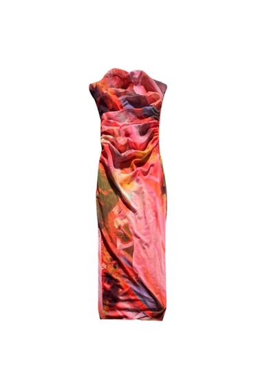 BANDEAU MIDI DRESS