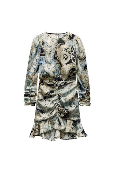 VESTIDO MINI ESTAMPADO PAISLEY