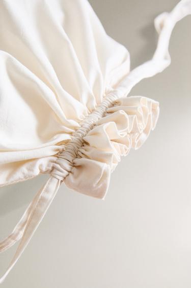 SAC POUR GARDER LES VÊTEMENTS COTON PETIT CANARD - Blanc cassé de Zara - Image 1