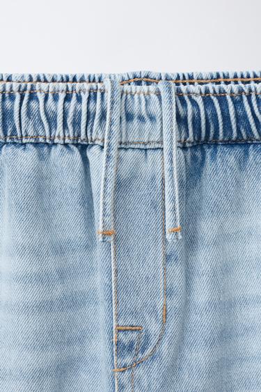 BERMUDA EN JEAN BARREL - Bleu moyen de Zara - Image 2