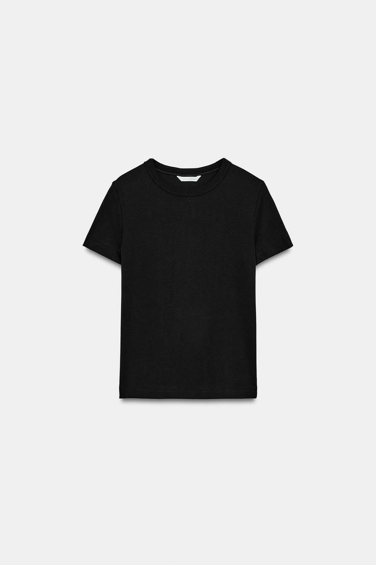 Camiseta de manga corta de tejido interlock 4